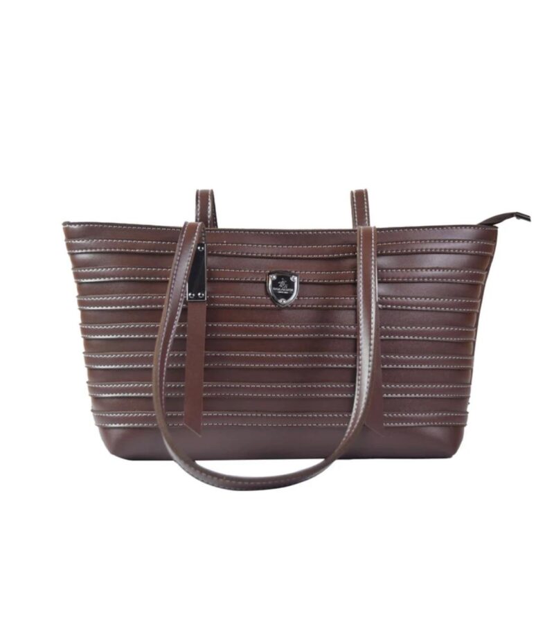 Brown Burbery Tote - Image 2