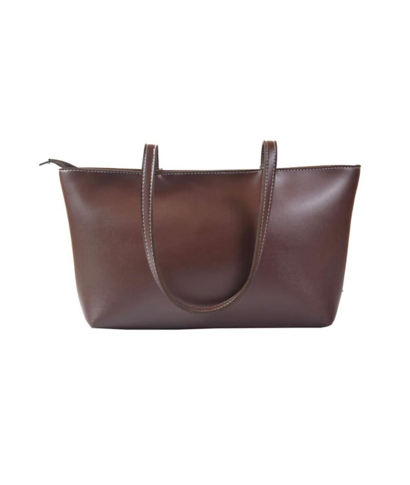 Brown Burbery Tote - Image 3