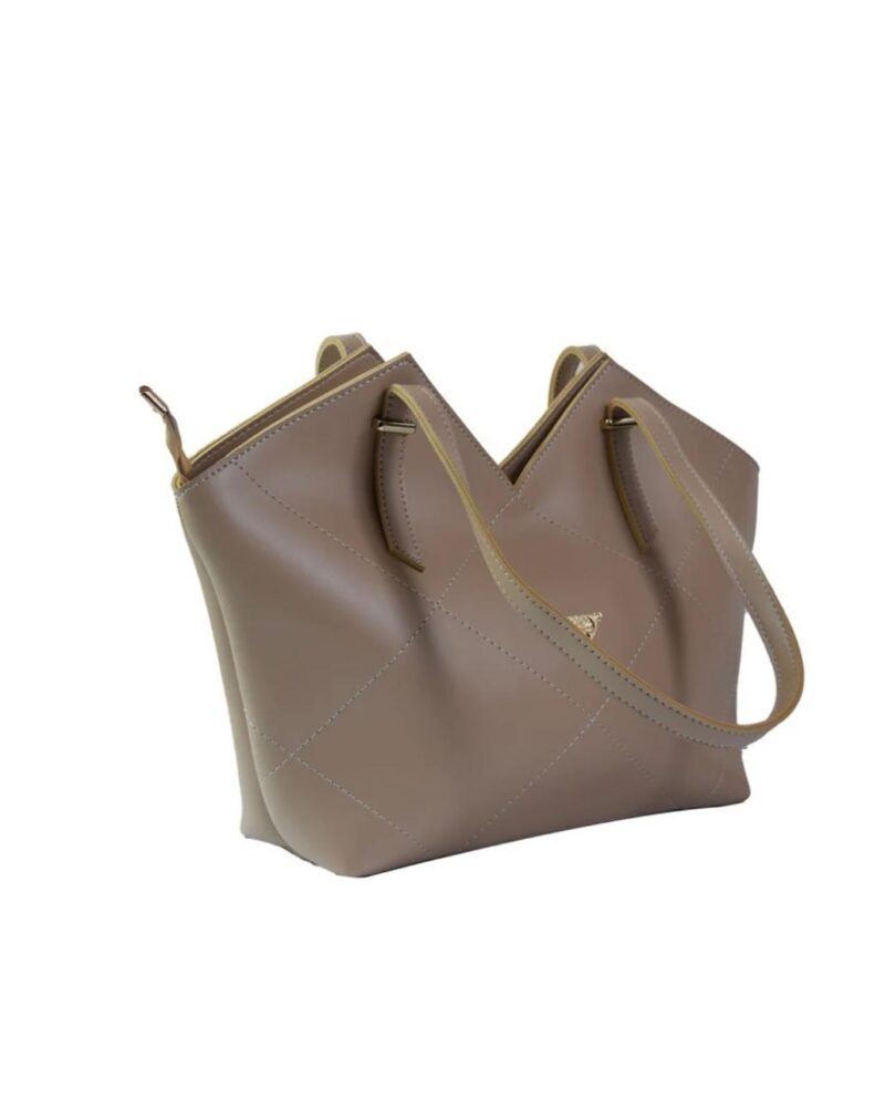 Light Brown Simple Tote Bag