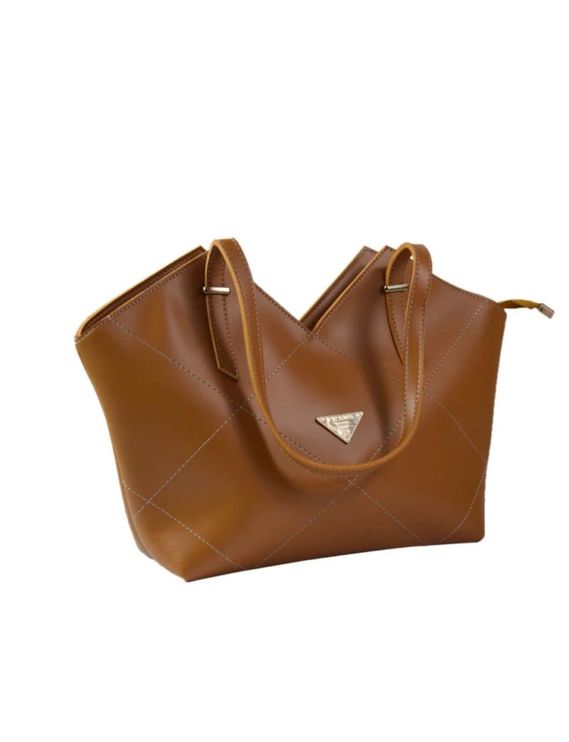 Brown Simple Tote Bag