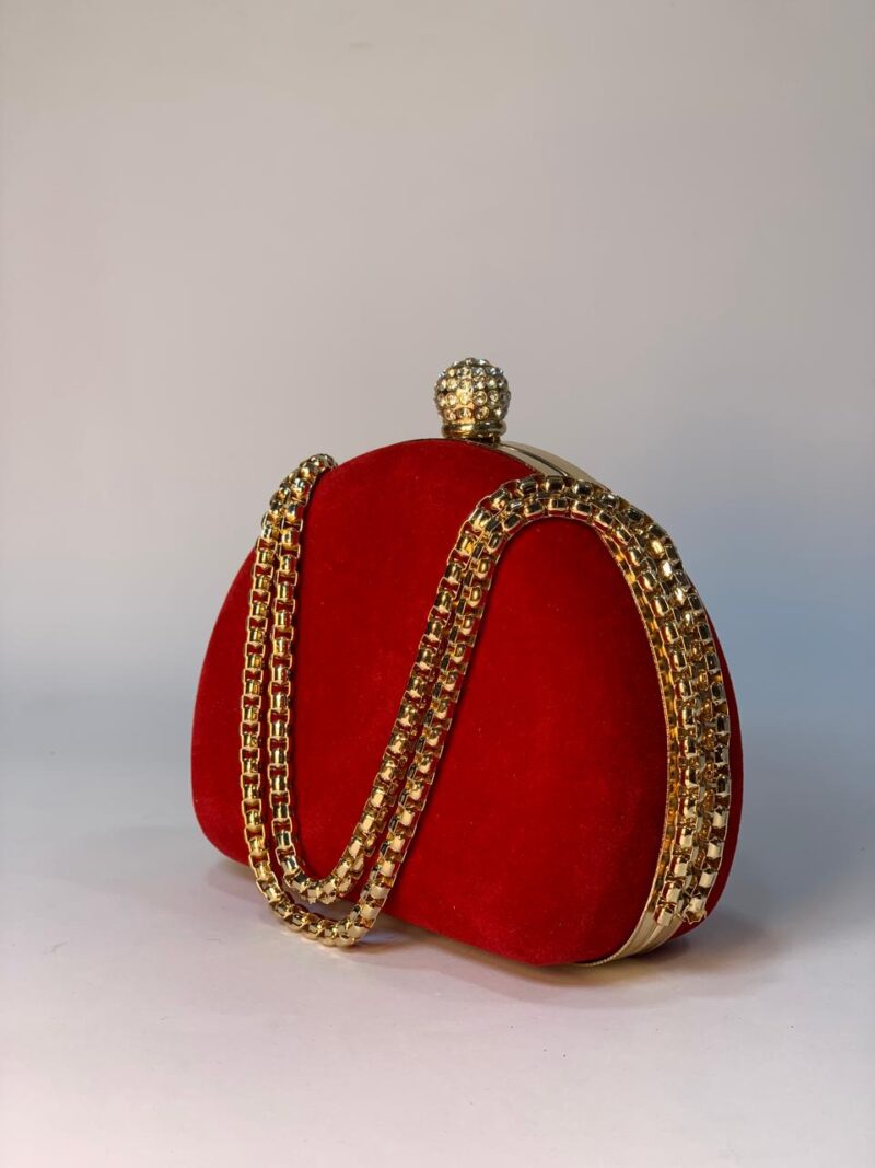 Red Chain Clutch - Image 2