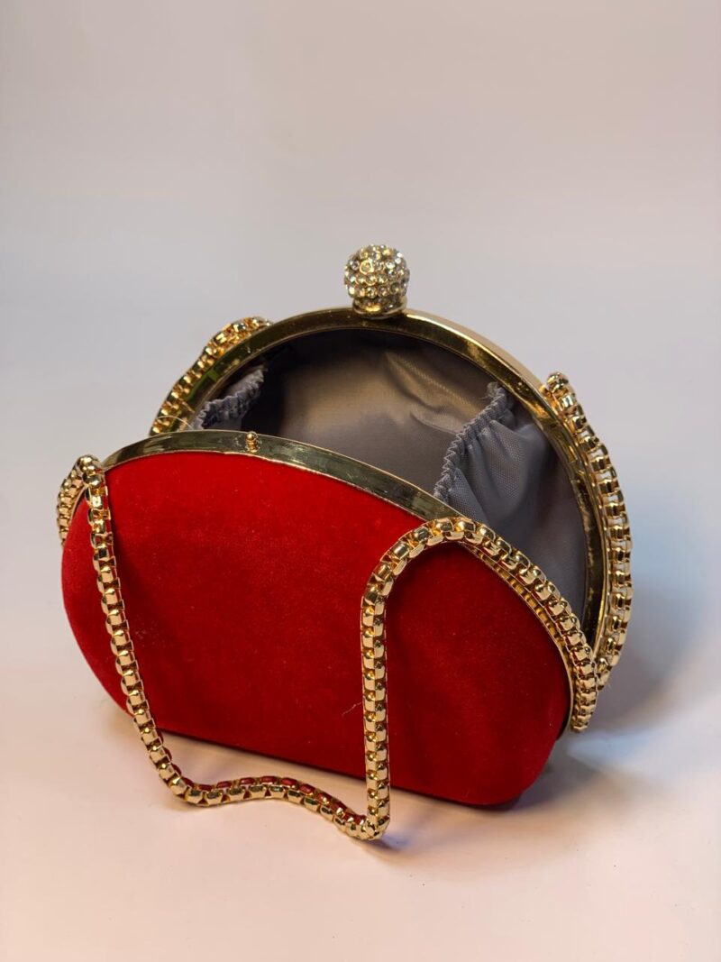 Red Chain Clutch - Image 4