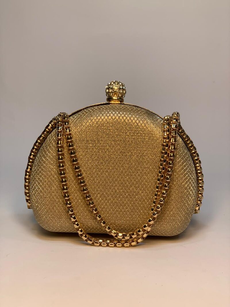 Golden Chain Clutch