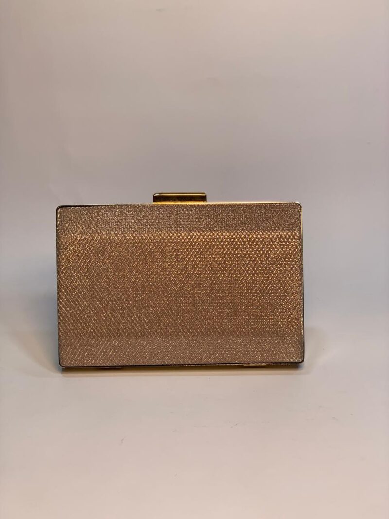 Golden Simple Metal Pouch - Image 3