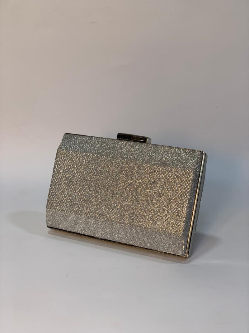 Silver Simple Metal Pouch - Image 2