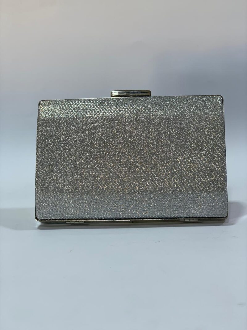 Silver Simple Metal Pouch
