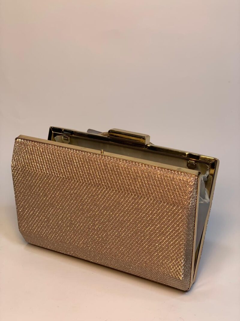 Golden Simple Metal Pouch - Image 2