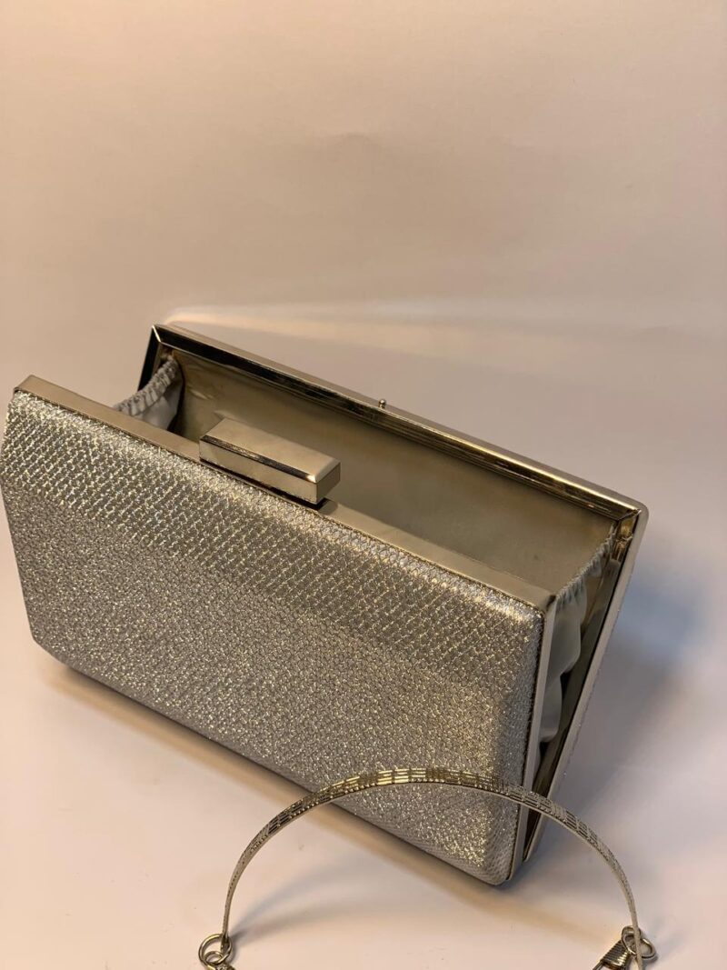 Silver Simple Metal Pouch - Image 4